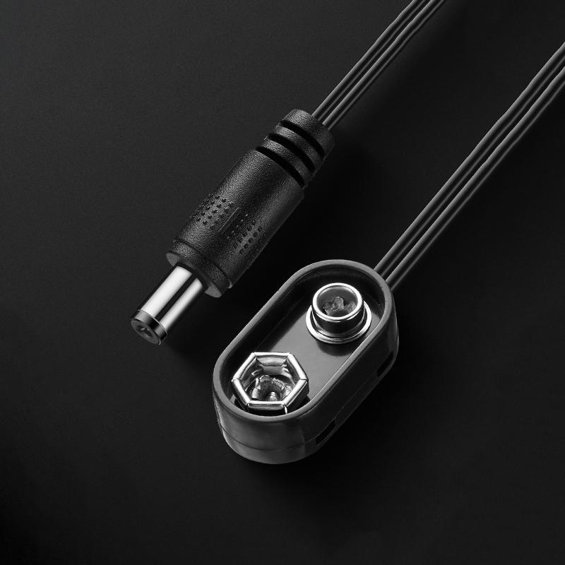 Outdoor Power Jack - 9V Battery Clip Converter Male DC