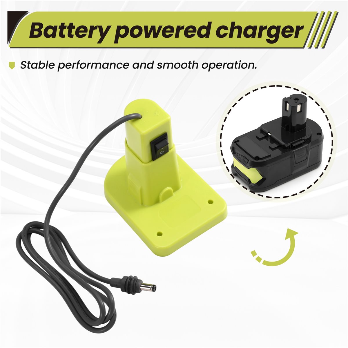 Outdoor Power Jack - fine Battery Powered Charger for Ryobi