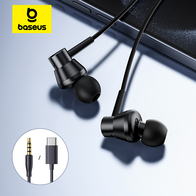 Outdoor Power Jack - Baseus Encok HZ11/CZ11 in-ear Wired Earphones