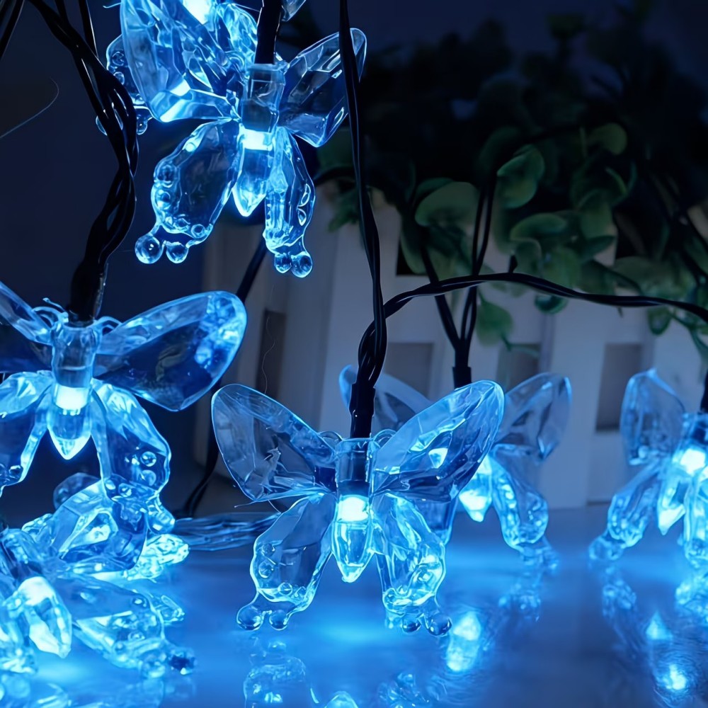 Outdoor Power For Wedding - Crystal Butterfly Outdoor Fairy String Lights,