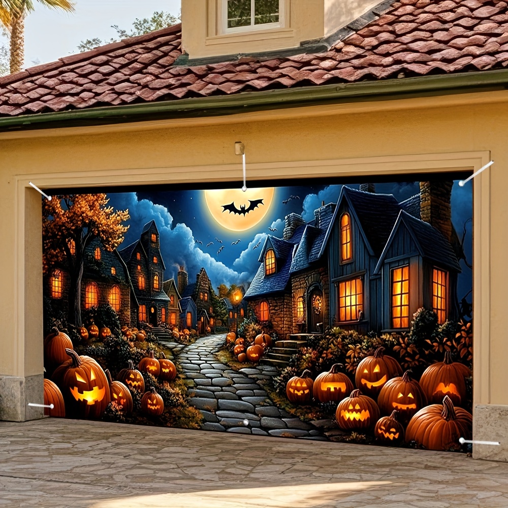 Outdoor Power Jack - 1pc 2D Flat Halloween Banner Background