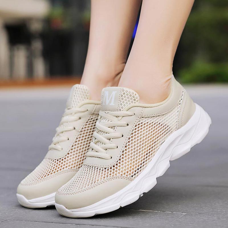Outdoor Power Mop - Summer Breathable Sneakers Women Mesh Women's