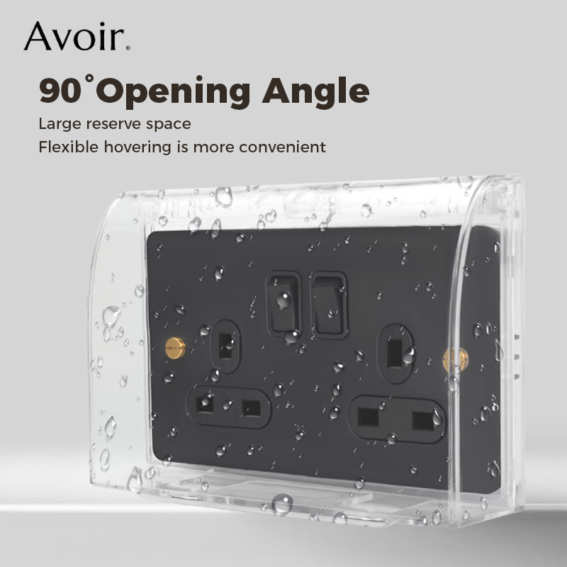 Outdoor Power Plug In - Avoir Wall External Mount Switch Protection