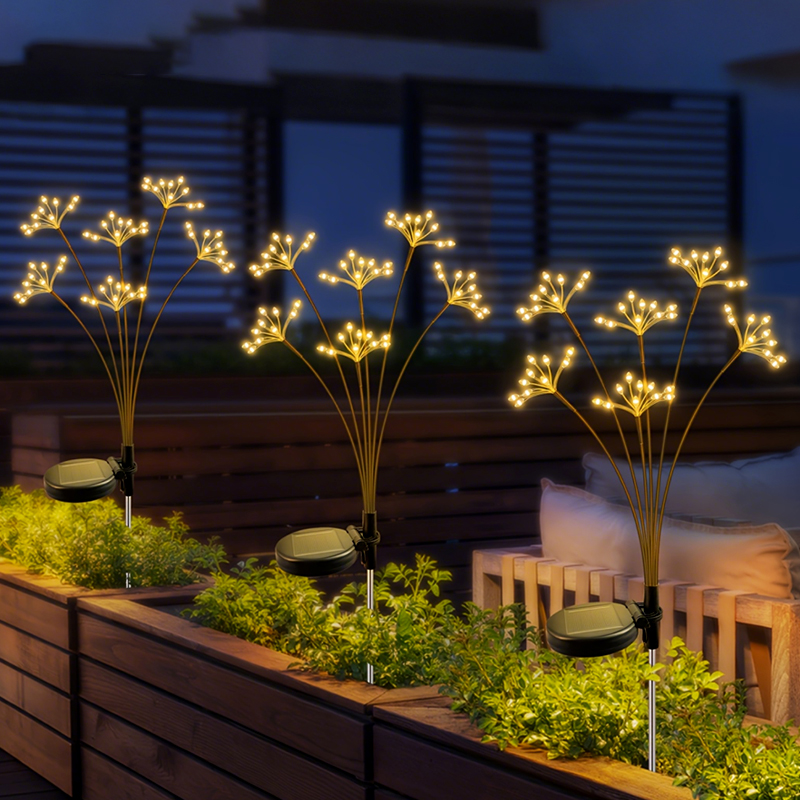 Outdoor Power For Wedding - Solar-Powered Flower Lawn Lights Outdoor Garden