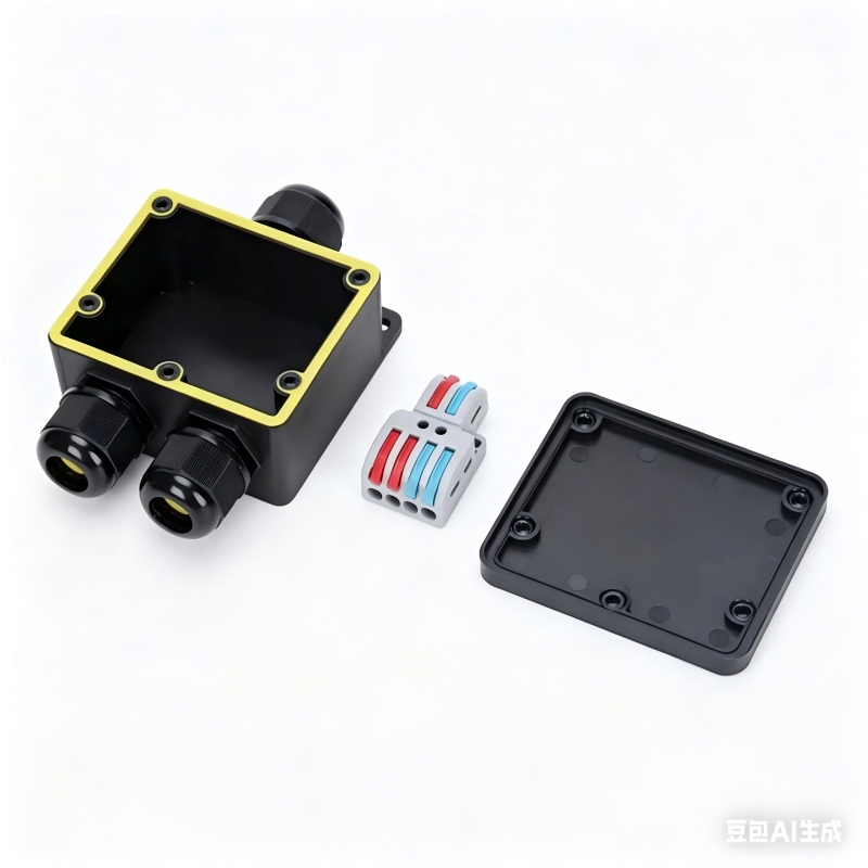 Outdoor Power Plug In - Junction Box Waterproof IP68 2 Way