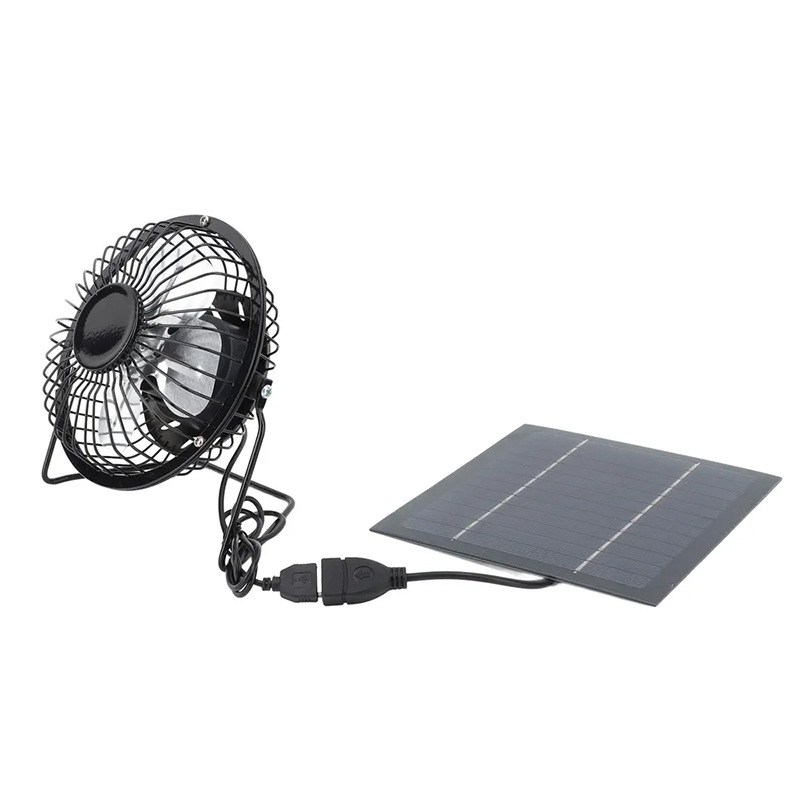 Outdoor Power Vent - 4 Inch DC Fan Solar Energy