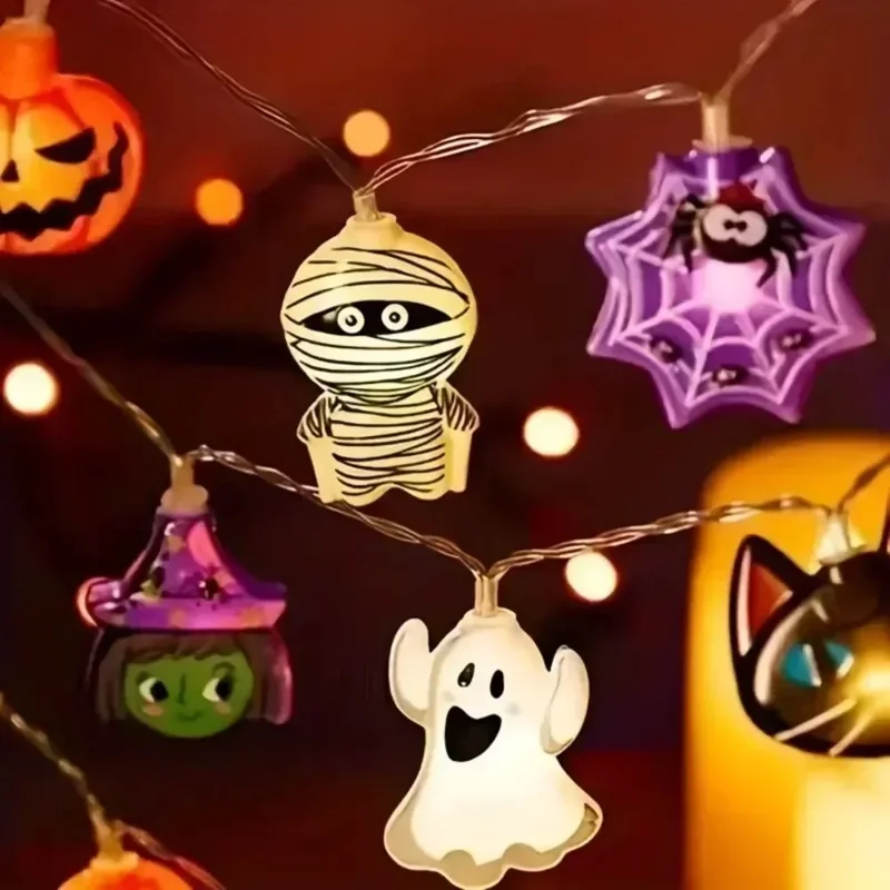 Outdoor Power Jack - Halloween Party LED String Lights Pumpkin