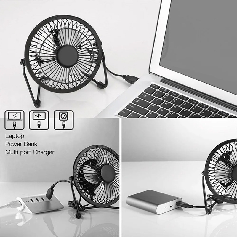 Outdoor Power Vent - Portable 4 Inch DC Fan Solar