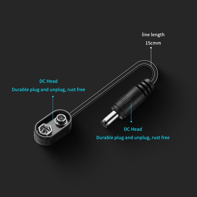 9V Battery Clip Converter Male - Outdoor Power Jack review and price