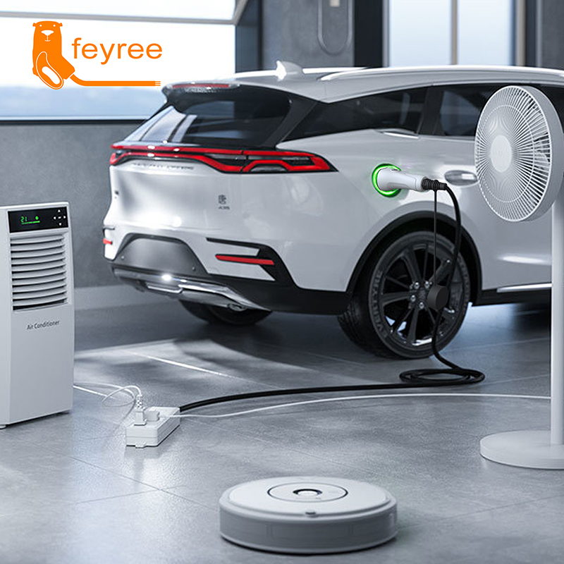 Feyree V2L Cable Electric Car  - Outdoor Power Plug In review and price