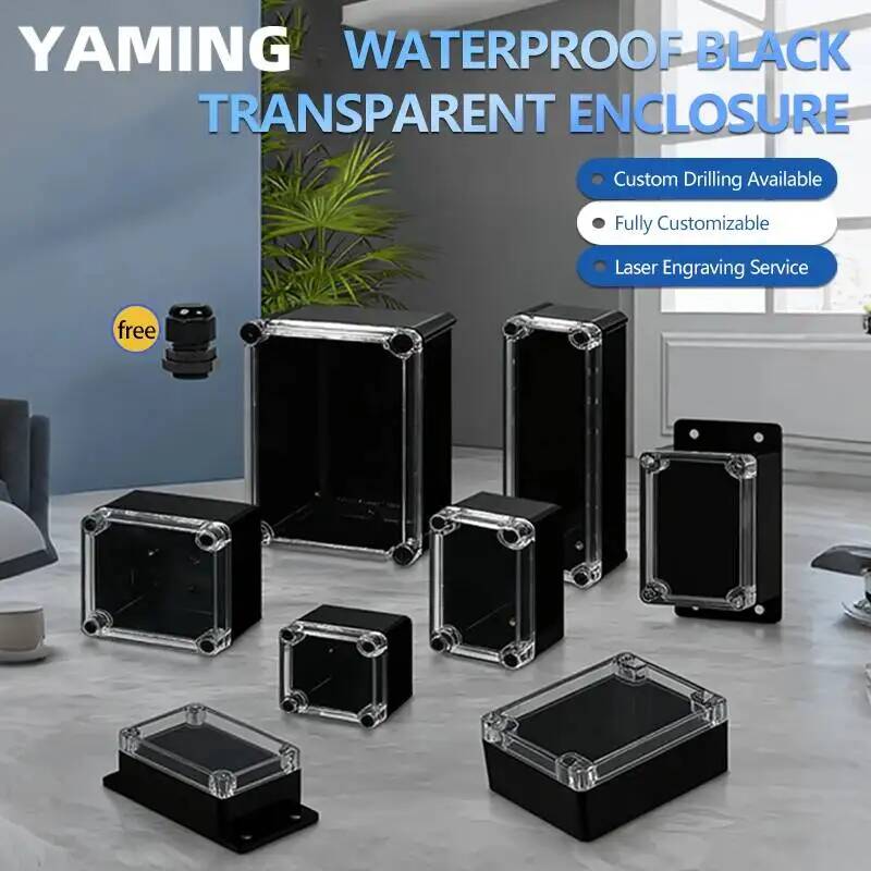 2pcs Transparent Cover Waterpr - Outdoor Power Supply Box review and price
