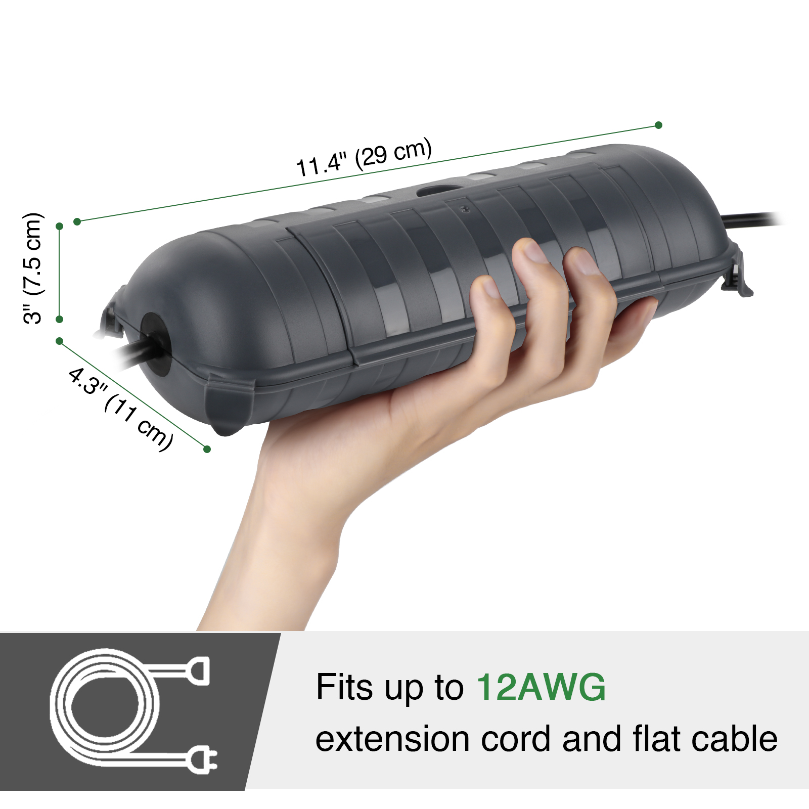 Large Weatherproof Outdoor Ele - Outdoor Power Plug In review and price