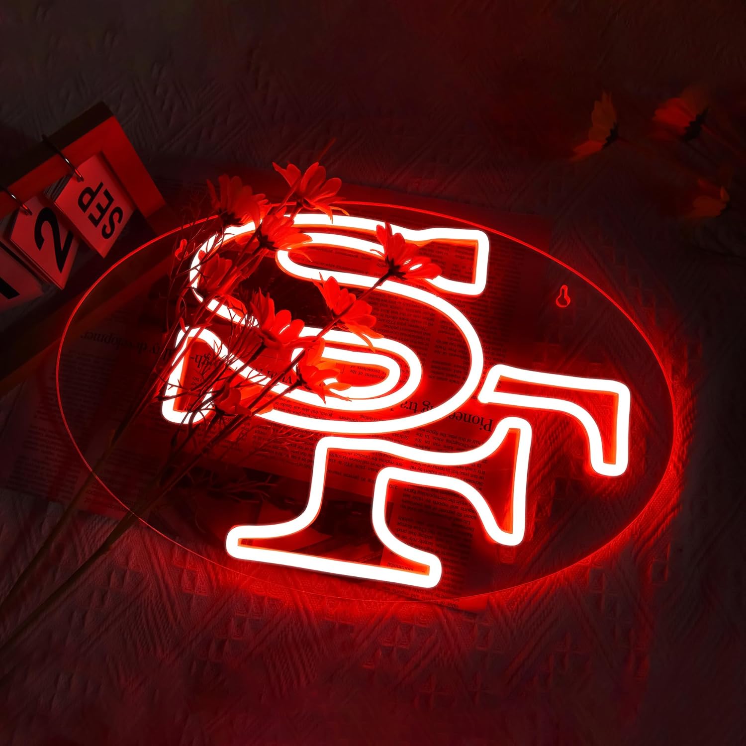 Football Neon Sign Art Wall Li - Outdoor Power Garage review and price