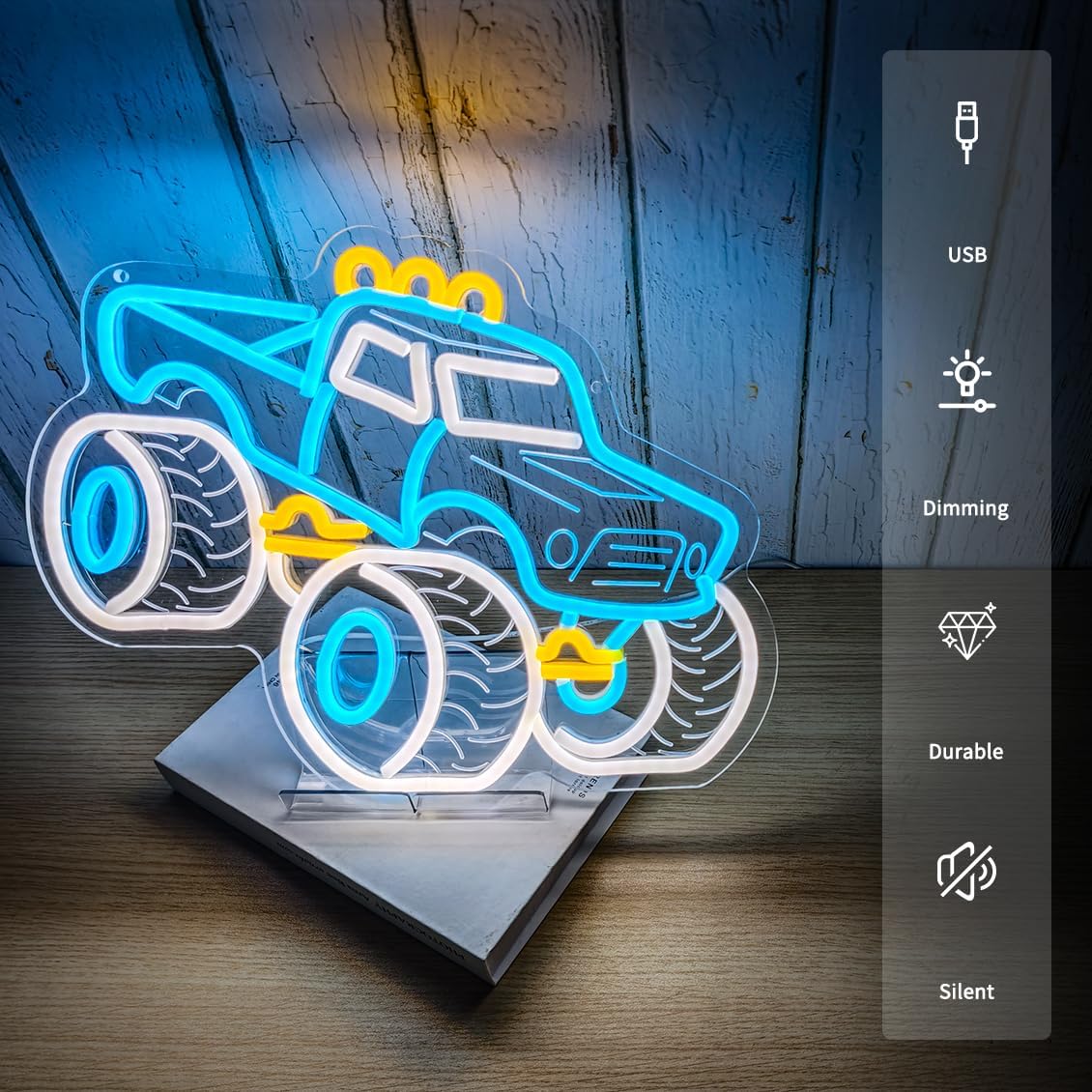  Truck Neon Sign USB Powered  - Outdoor Power Garage review and price