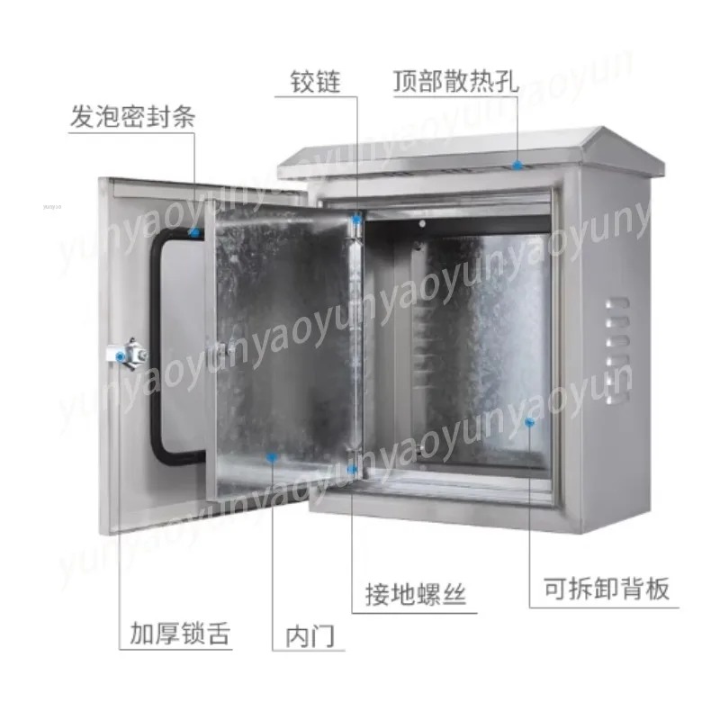 Stainless Steel Double Door Lo - Outdoor Power Supply Box review and price