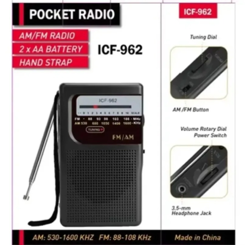 Mini AM FM Radio Portable Pock - Outdoor Power Jack review and price