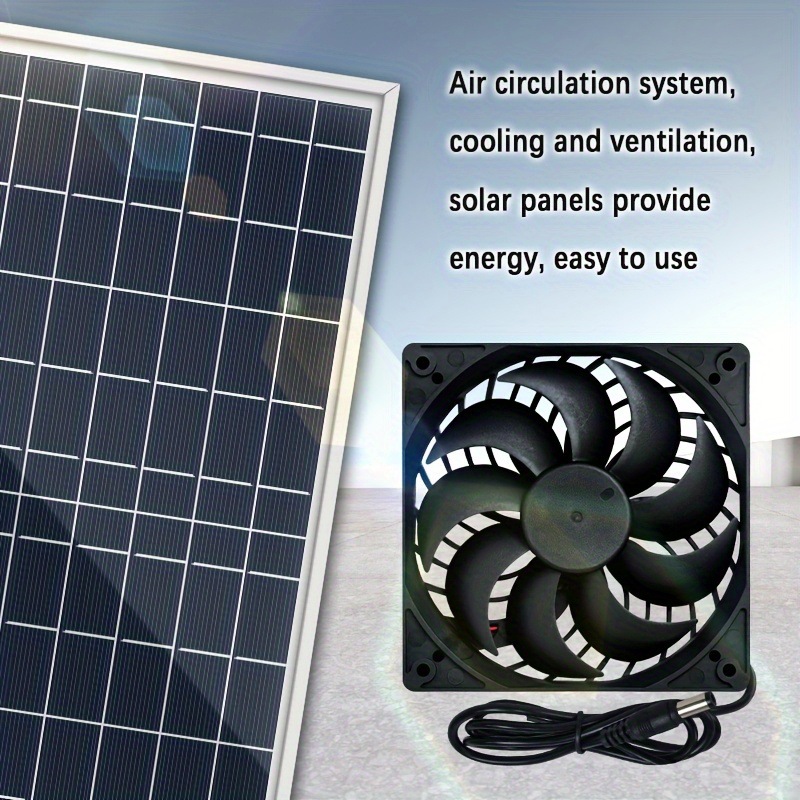 10W Solar Exhaust Fan Kit with - Outdoor Power Vent review and price