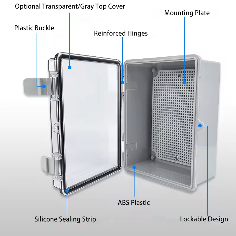 IP66 Waterproof Grey/Transpare - Outdoor Power Supply Box review and price