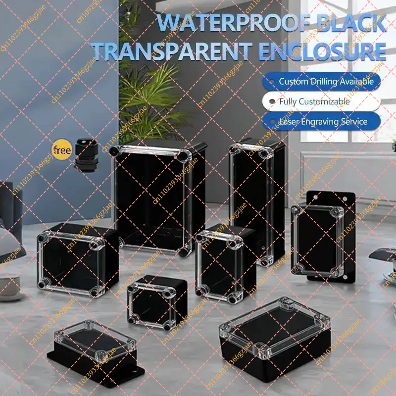 2pcs Transparent Waterproof Ju - Outdoor Power Supply Box review and price