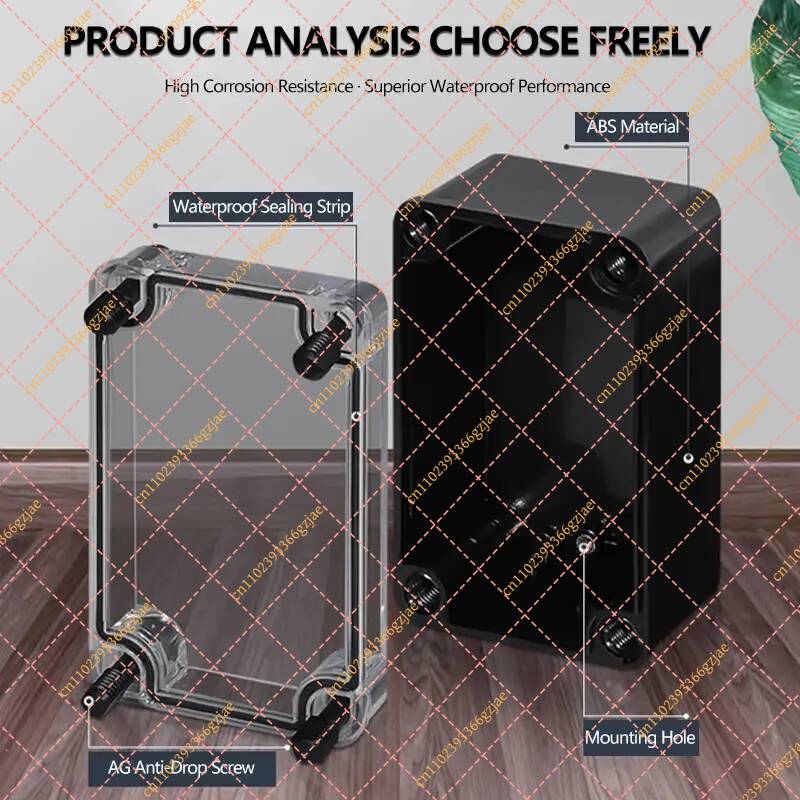 2pcs Transparent Waterproof Ju - Outdoor Power Supply Box review and price