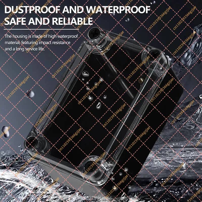 2pcs Transparent Waterproof Ju - Outdoor Power Supply Box review and price