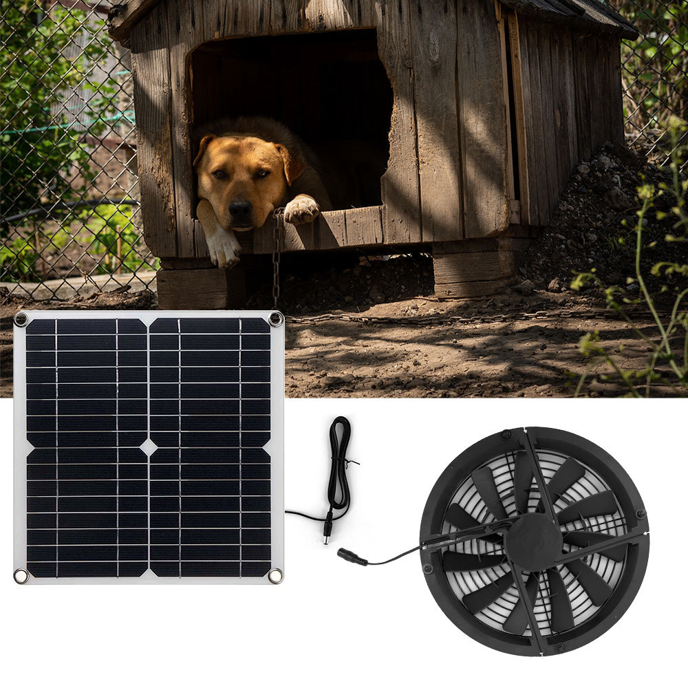 15W Solar Powered Exhaust Fan  - Outdoor Power Vent review and price