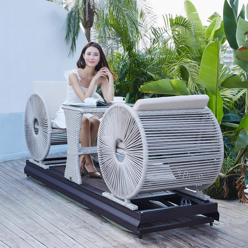 Modern Waterproof Double Wheel - Outdoor Power Recliner review and price