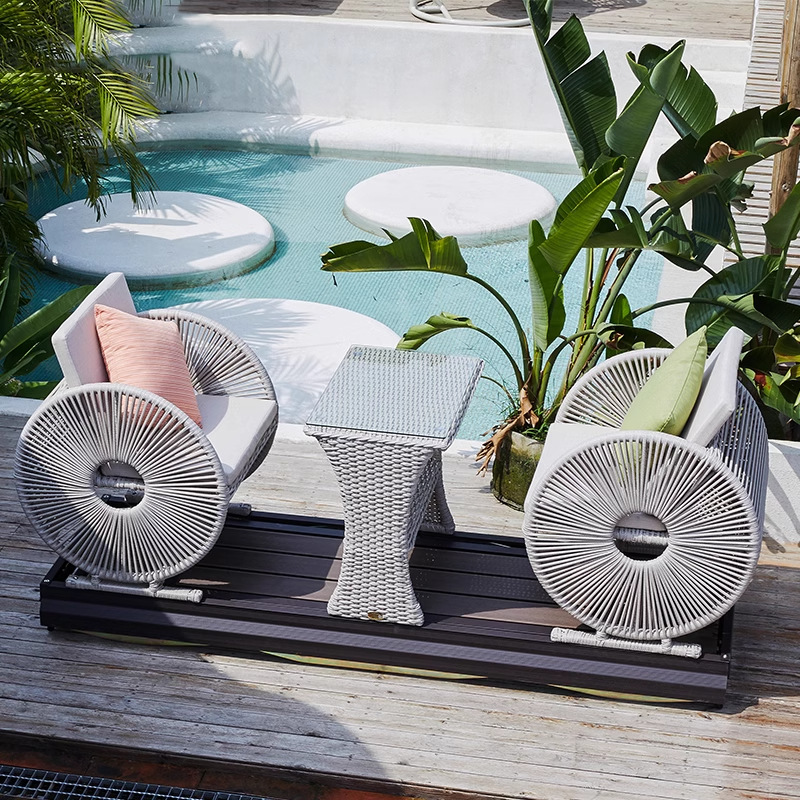 Modern Waterproof Double Wheel - Outdoor Power Recliner review and price