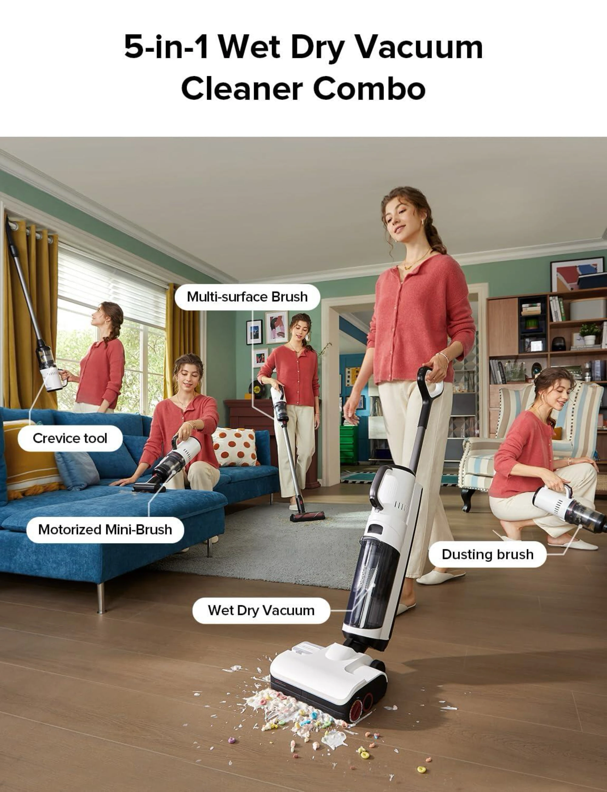 5-in-1 Powerful 17000Pa One St - Outdoor Power Mop review and price