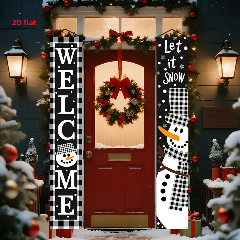 1pc2D flat, Christmas decorati - Outdoor Power Garage review and price
