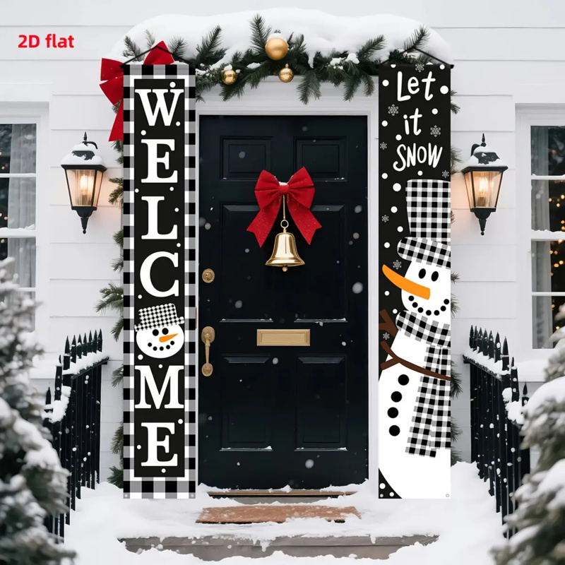 1pc2D flat, Christmas decorati - Outdoor Power Garage review and price