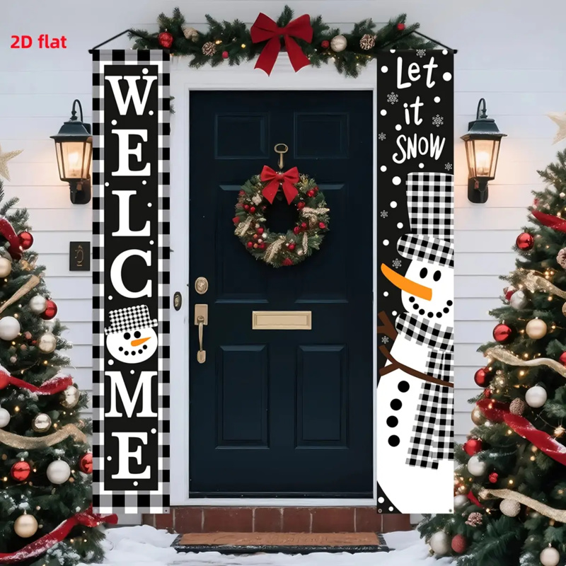 1pc2D flat, Christmas decorati - Outdoor Power Garage review and price