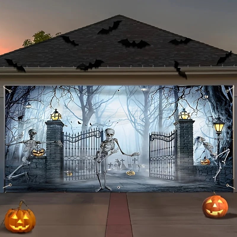 Spooky Halloween Garage Door B - Outdoor Power Garage review and price