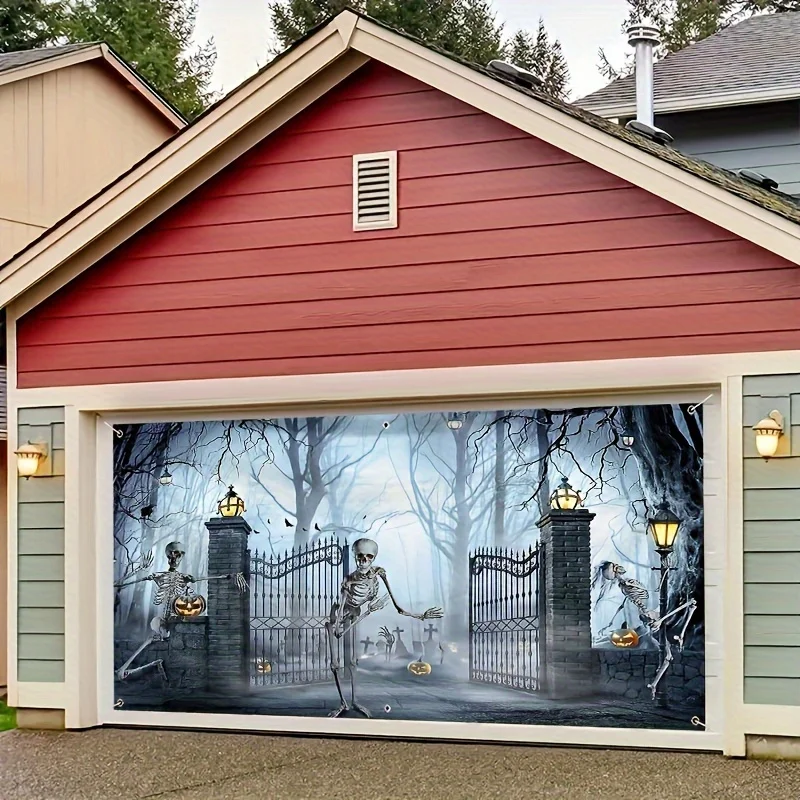 Spooky Halloween Garage Door B - Outdoor Power Garage review and price