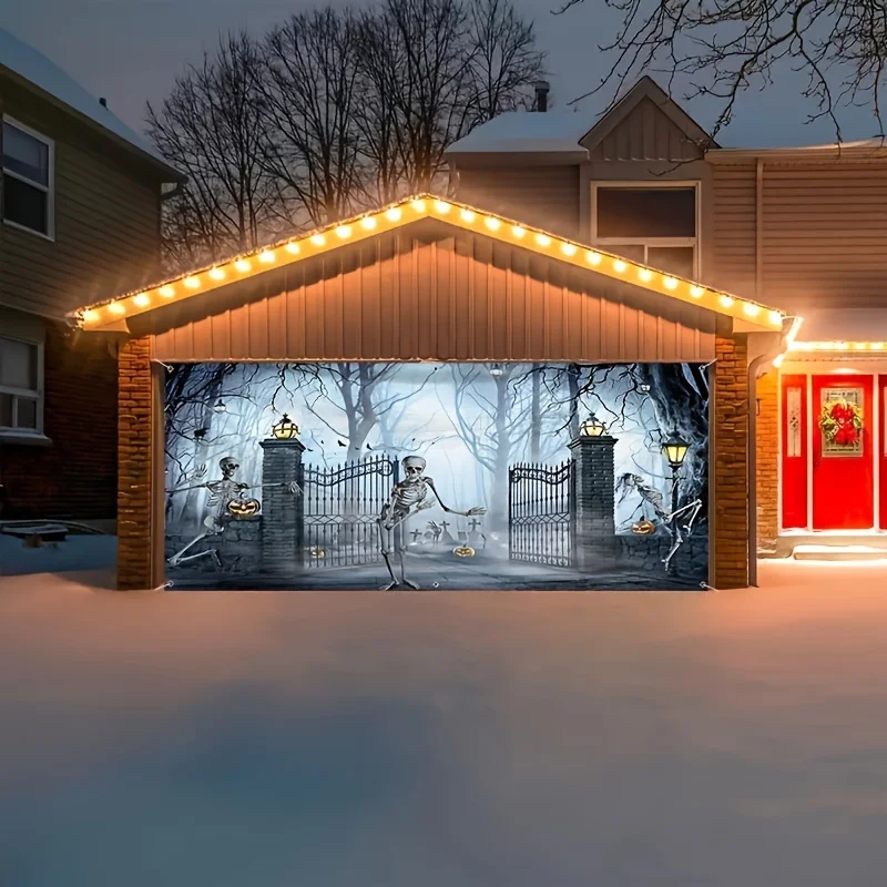 Spooky Halloween Garage Door B - Outdoor Power Garage review and price