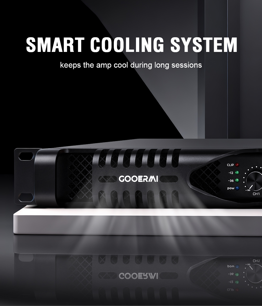 Gooermi DE2300 1U 4-Channel Di - Outdoor Power Amplifier review and price