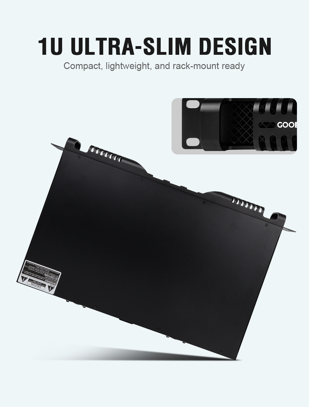 Gooermi DE2300 1U 4-Channel Di - Outdoor Power Amplifier review and price