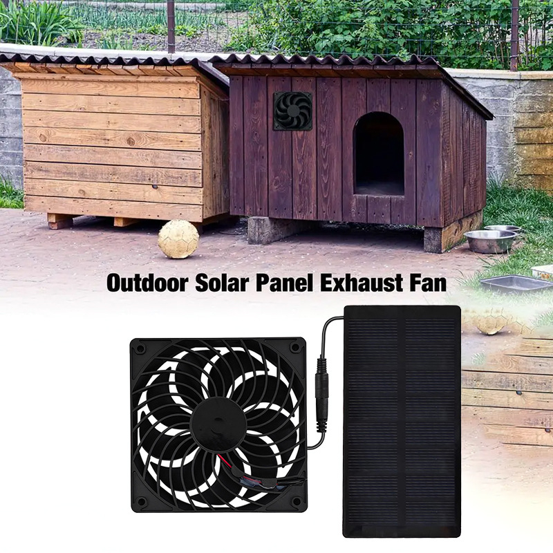 Solar Powered Waterproof 12cm  - Outdoor Power Vent review and price
