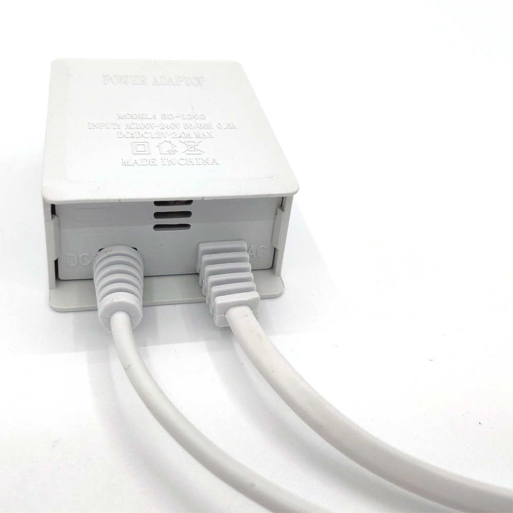 White AC 100-240V Input DC 12V - Outdoor Power Plug In review and price