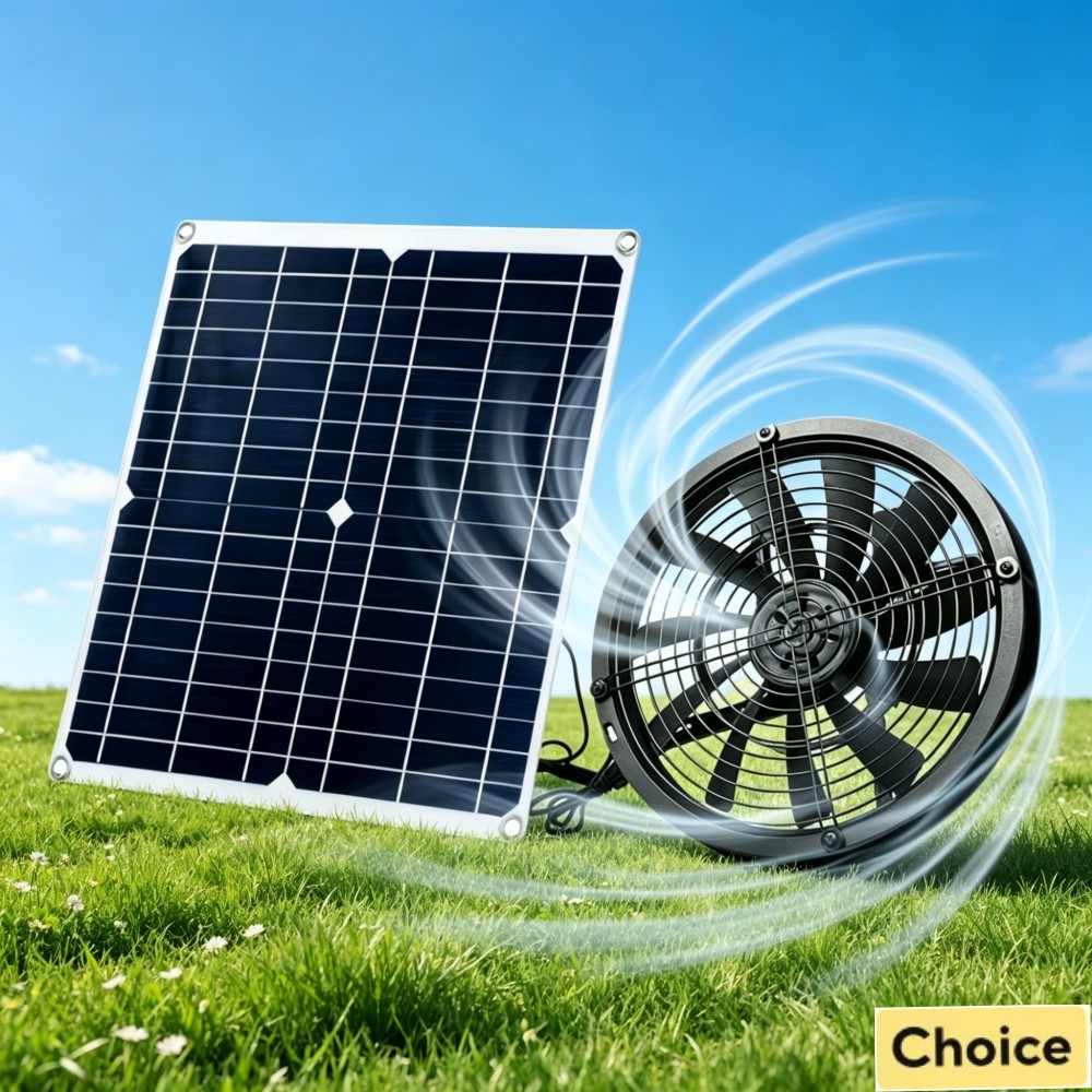 15-25W Self Powered Exhaust Fa - Outdoor Power Vent review and price