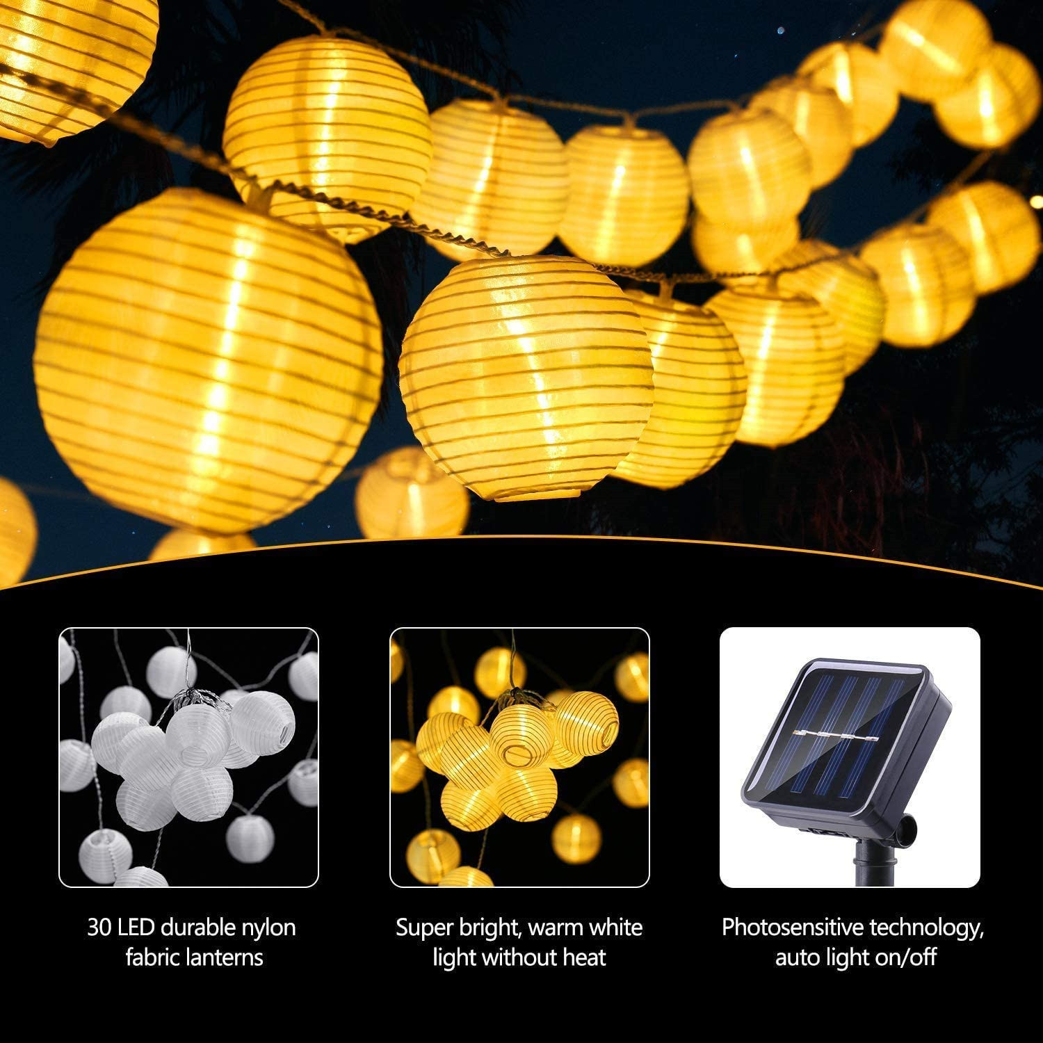 LED Solar Lantern String Light - Outdoor Power For Wedding review and price